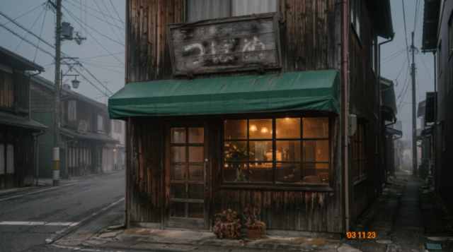 店の外観